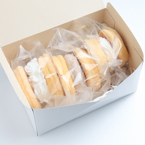 ふわふわパンケーキ3種（3個入）プレーン・塩キャラメル・Wチョコ