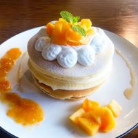 期間限定柿パンケーキ開始