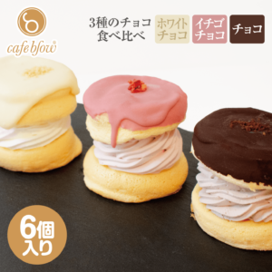 チョコふわパンケーキ3種6個入